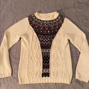 Anthropologie “Angle of the North” Sweater